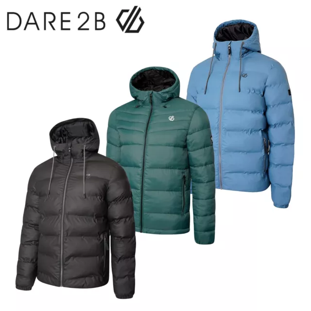 Dare2b Switch Up Mens Hooded Quilted Puffa Waterproof Puffer Jacket RRP £200