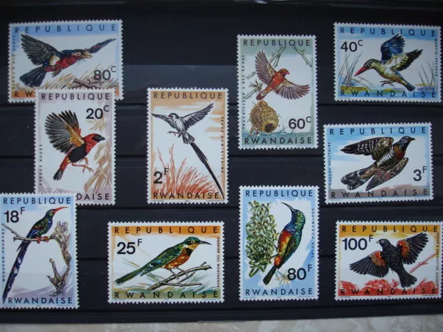 Ruanda / Rwanda  1967 / Vögel / Birds / Mnh  Very Fine Set**