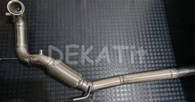 Downpipe Inox 200 Celle Tubo Dpf Vw Golf 5 Audi A3 Seat Leon 1.9 2.0 Bls Bmn Bmm