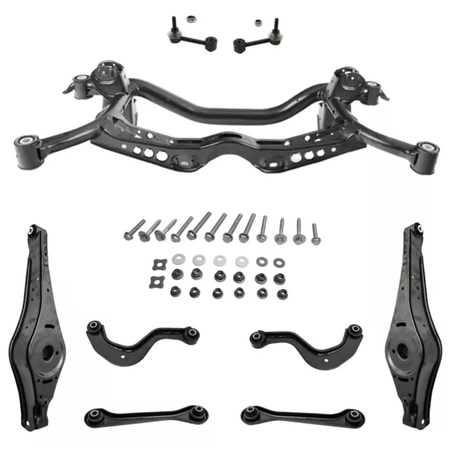 Achsträger hinten VW Passat Variant B6 3C5 u Querlenker u Schrauben links rechts