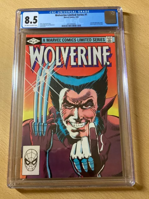 Wolverine 1 Limited Series (1982) - Marvel Comics key - CGC 8.5 VFN+