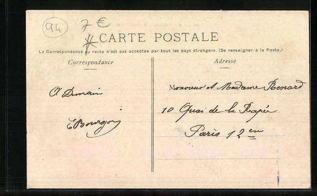 CPA Joinville-le-Pont, Le Quai Beaubourg, le Restaurant de la Tête noire 2