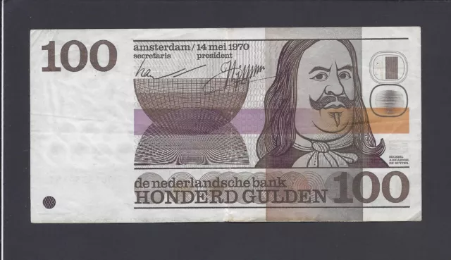 Netherlands  - 100  Gulden   1970    @     @