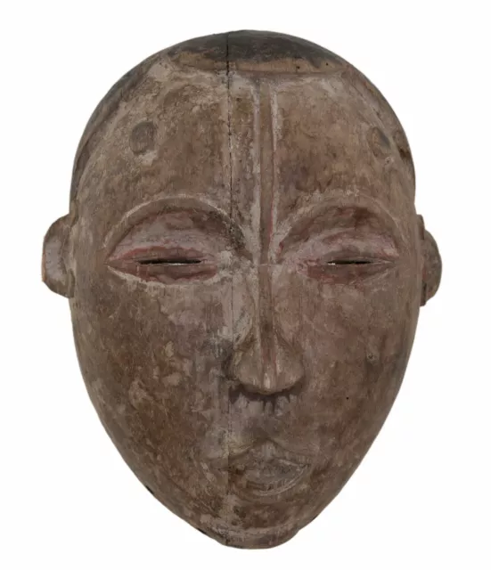 Antico Maschera Idoma Arte Tribale Coutumier Africano Del Nigeria 17229