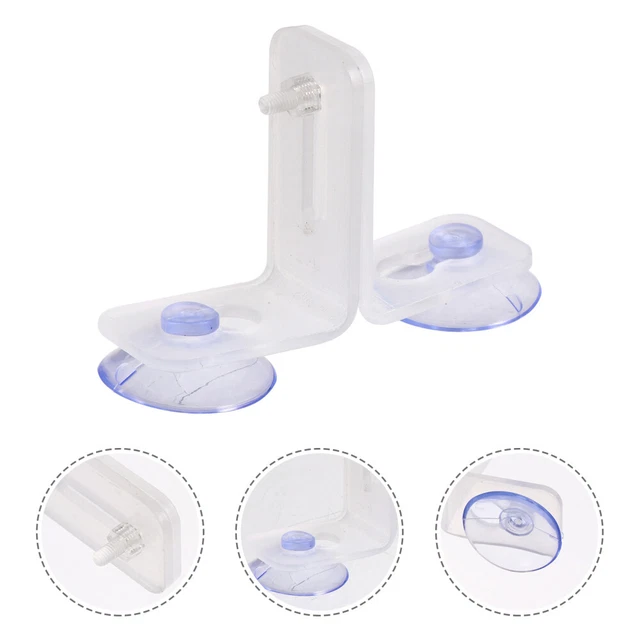 10 PCS Suction Cup Clamp Fish Tank Divider Clip Plate Aquarium