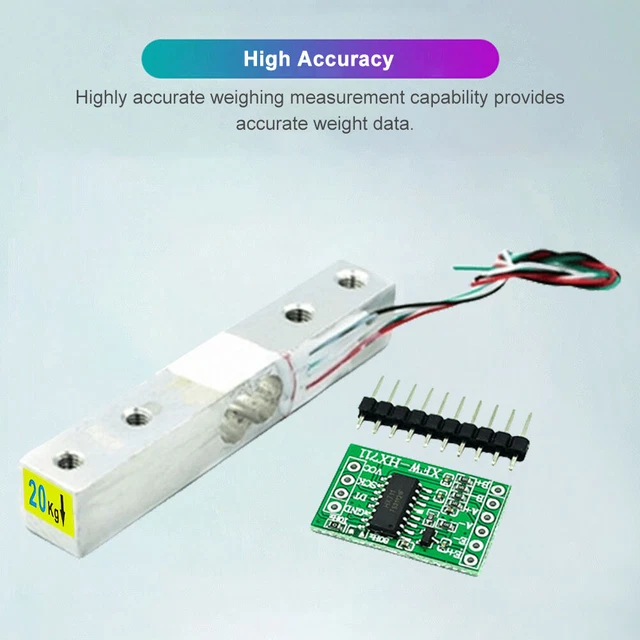 HX711 WEIGHT SENSOR Module 20KG Load Cell for Microcontroller (HX711 ...