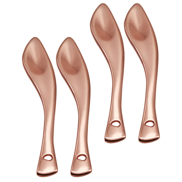 4 Pcs Metal Face Cream Scoop Eye Woman Makeup Spoon Cosmetic Spatulas