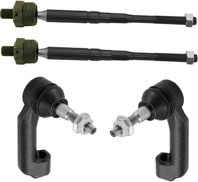 Torsiva Front Tie Rod End Link Set For Toyota RAV4 2006-2018 - 4 Piece Inner & Outer Tie Rod Assembly Kit - View #7