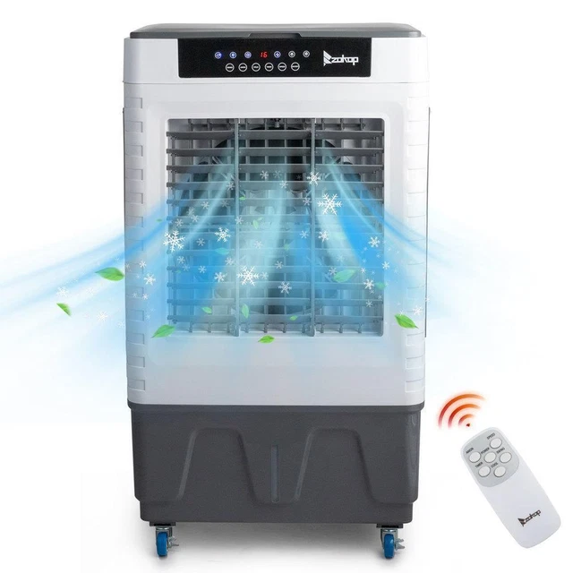 Business Indoor Outdoor Evaporative Swamp Air Cooling 2650- 4120CFM 11-18 Gal