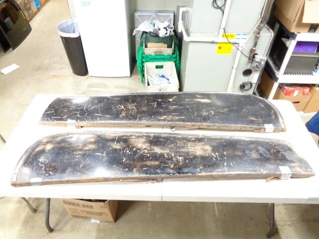 1957 1958 1959 Mercury Chevrolet Foxcraft Cruiser Fender Skirts 14X60 Metal Orig 1957 1958 1959 Mercury Chevrolet Foxcraft Cruiser Fender Skirts 14X60 Metal Orig