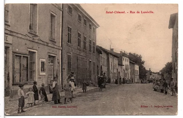 54 CPA - SAINT-CLEMENT rue de Lunéville (jp601)