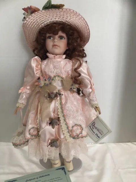 Vintage Duck House Heirloom Doll 17” Brenda With COA #5497/15000 (AF)