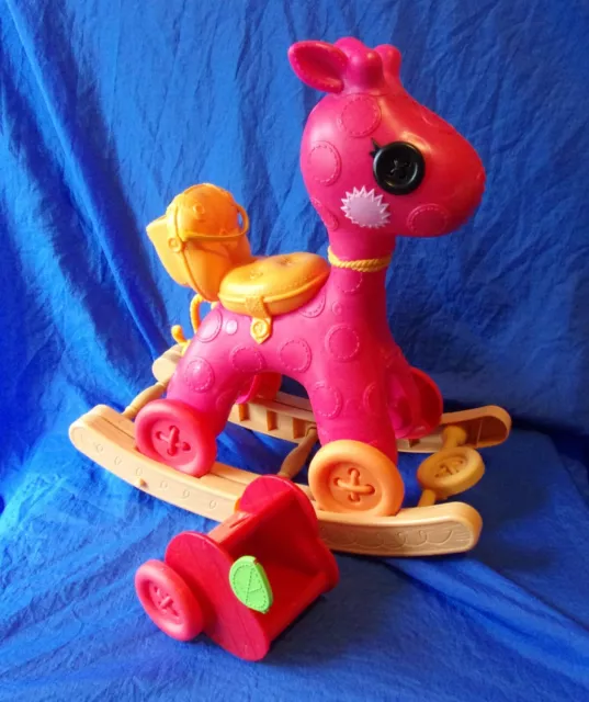 Lalaloopsy 13" Rocking Horse Giraffe w/ Rocker & Apple Cart For Full Size Dolls