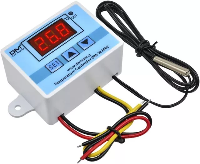 Regolatore Temperatura con Sonda Sensore Modulo Termostato Digitale AC 110-220V