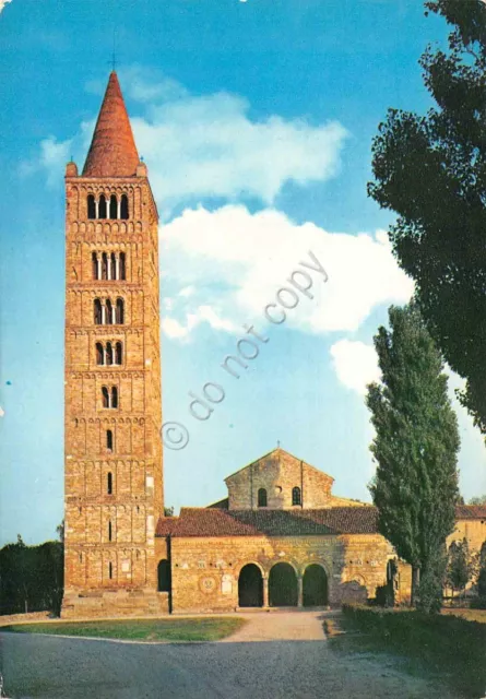 Cartolina Ferrara Abbazia di Pomposa Chiesa e Campanile
