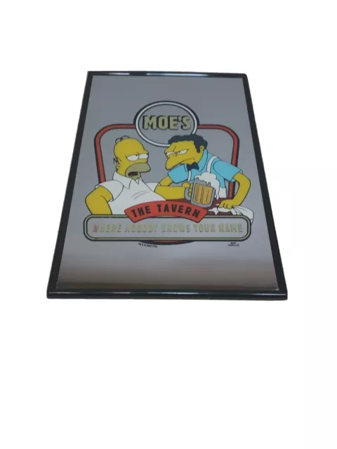 THE SIMPSONS MOE’S Tavern “Where Nobody Knows Your Name” Bar Mirror ...