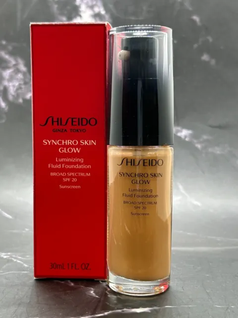 Shiseido Ginza Tokyo  Luminizing  Fluid Foundation Golden 5  SPF 20-1 oz-BNIB