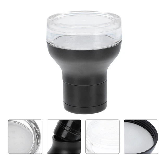 Contenant De Poudre De Maquillage Conteneur Noir Porte-farine