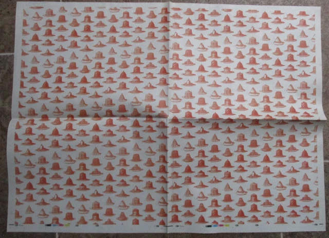 "Hoja de papel envolvente 2009 Jamie Oliver Designer ""Puddings"" - Periódico Guardián
