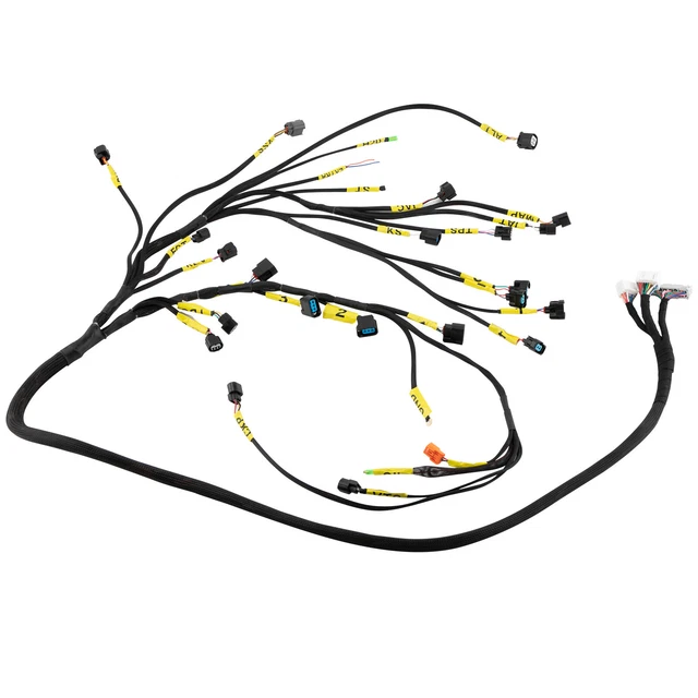 Tucked Engine Harness For Honda Acura K-Swap Integra CRX EK EG RSX Base 02-04