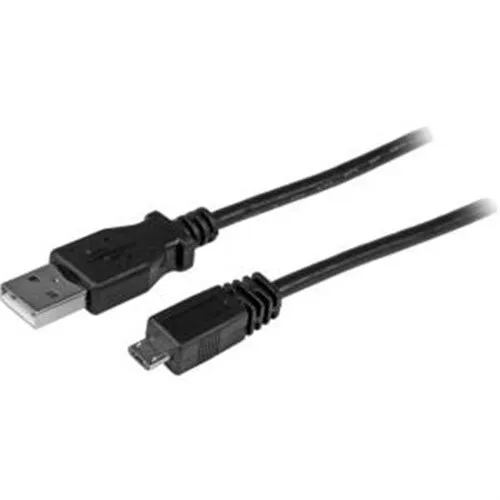 StarTech.com 10 ft. (3 m) USB to Micro USB Cable - USB 2.0 A to Micro B - Black