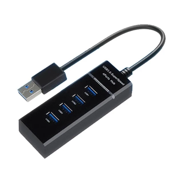 High Speed 4-Port USB 3.0 Multi HUB Splitter Expansion Cable Adapter Laptop GT
