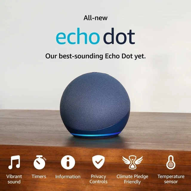 ALLNEW ECHO DOT (5th generation, 2022 release) smart speaker with