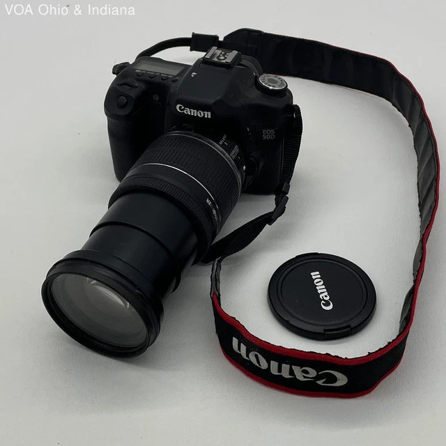 Canon EOS 50D DSLR Camera With Large Canon Image Stabilizer - Parts & Repair