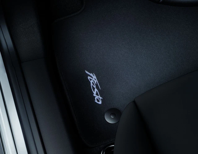 Tapis De Sol Avant Gauche Ford En Velours Noir - Pièce Neuve D'origine, Référence 5328659, Pour Remplacer Tapis Usé