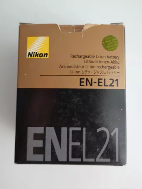 Nikon EN  EL-21 batteria 7.2V-1485mAh LITHIUM ION ORIGINALE NUOVA