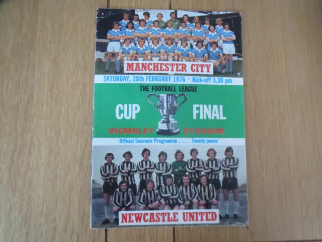 Manchester City V  Newcastle   League Cup Final 1975/6