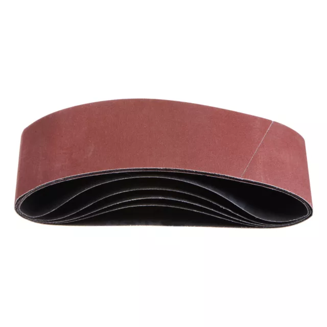 5pcs Sanding Belts 3x18" Belt Sander Paper 320 Grit Aluminum Oxide Sandpaper