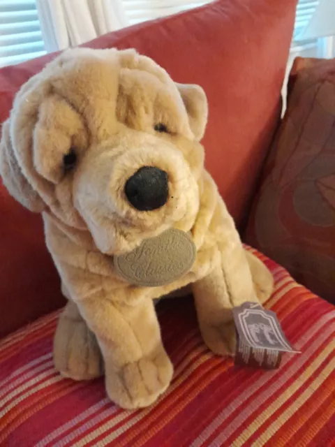 Plush SHAR PEI PUPPY DOG BY YOMIKO