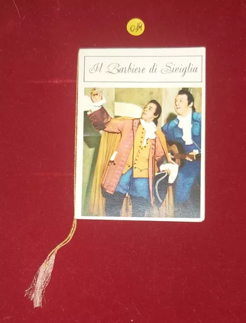 1968 Calendario Dei Barbieri: Il Barbiere Di Siviglia Come Da Foto + Omaggio
