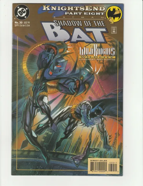 Batman Shadow of the Bat #30 Nightwing Robin Catwoman Aug 1994 DC 8.0 Very Fine