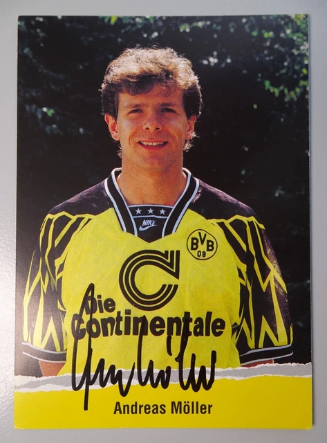 Photo Dédicacée Andreas Möller – Format 09x13 – Autographe Original – Fußball