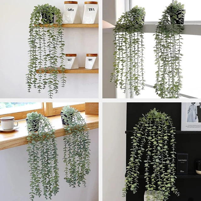 PAFEN Vaso Effetto Rattan In Plastica Con Inserto - Diametro 30 Cm, Colore Moka - Resistente Per Esterni E Interni