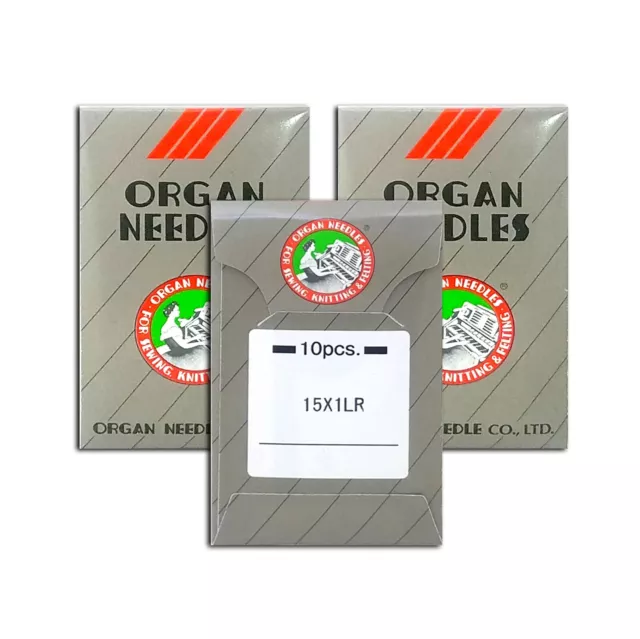 30 Organ Leather Size# 21 Home Sewing Machine Needles 130/705H Ll, 15X1Lr