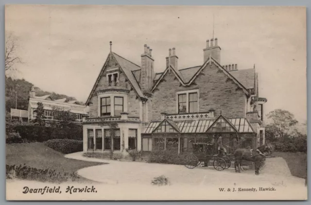 Deanfield Hawick Roxburghshire Scotland WJ Kennedy Vintage Unposted Postcard