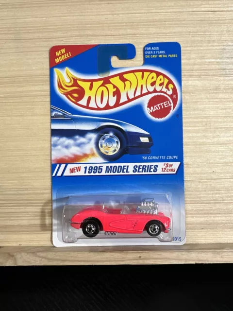 Hot Wheels 1995 Model Series ‘58 Corvette Coupe 3/12 Collector 341