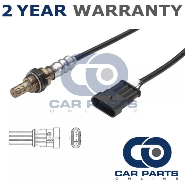 For Fiat Grande Punto 1.2 8V (2006-11) 4 Wire Front Lambda Oxygen Sensor Exhaust