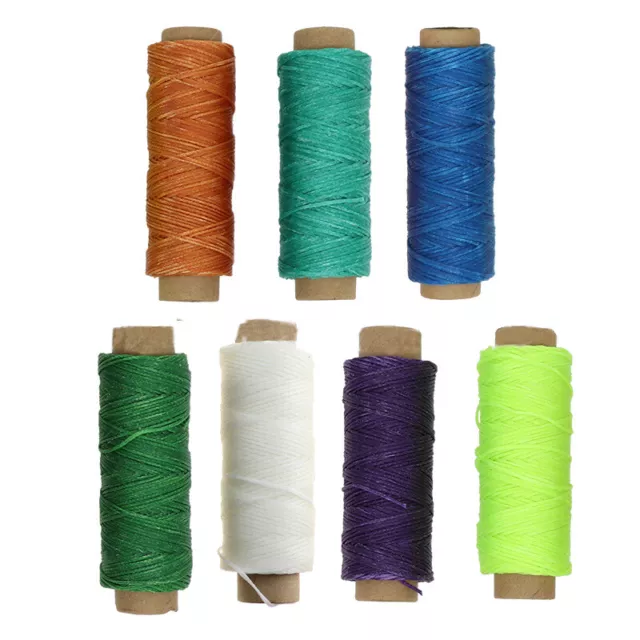 50m/Roll 0.8mm Sewing Waxed Thread 150D Hand Stitching Cord for Leather Craft