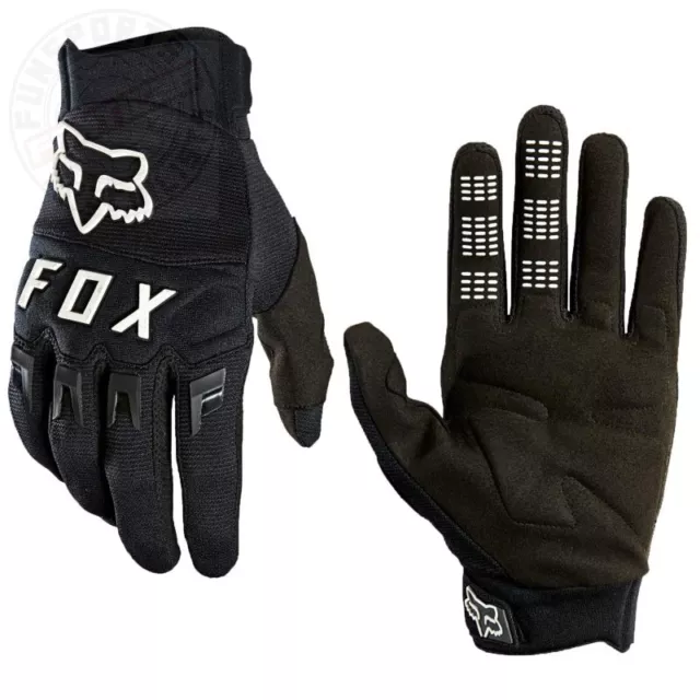 Fox Dirtpaw Glove Handschuhe MTB Fahrrad MX Dirt Ebike schwarz weiss M