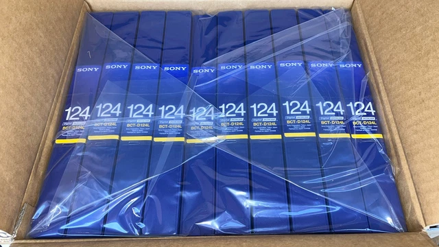 10 K7 BETACAM SP SONY Sbt20M PETITE K7 POUR CAMESCOPE