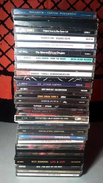 You Pick Metal/Rock CD Lot - Ozzy Sabbath Cooper  Sepultra Fear Factory UFO