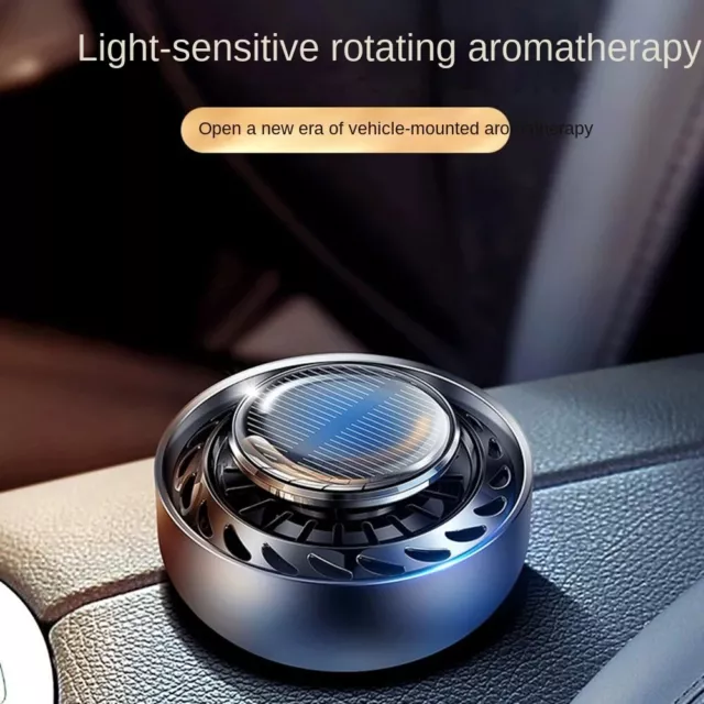 Rotating Car Aromatherapy Solar Energy Car Air Freshener  Home Office