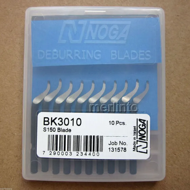 10pcs NOGA BK3010 S150 Blades Deburring Tool New UK GOOD NICE USEFUL NEW