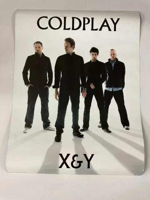 Coldplay X&Y Album 2-Sided 18" x 24" Record Store Promo Poster