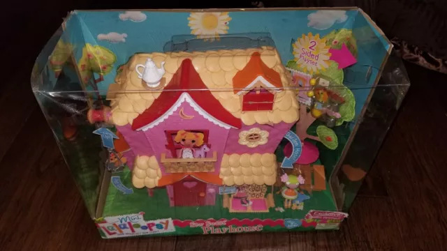 Lalaloopsy Mini Sew Sweet Playhouse With Bonus Blossom Flowerpot Mini Doll