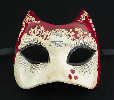 Mask Cat Heart from Venice Red for Child Carnival Fancy Dress 386 v78
